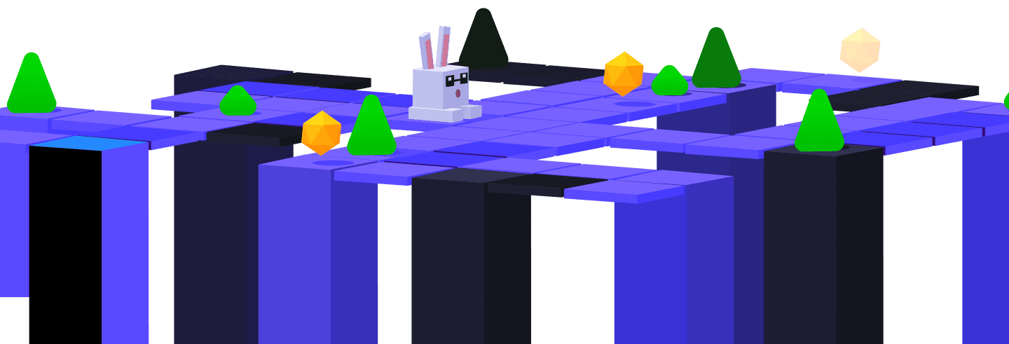 Illustrated scene of a character exploring connected media platforms